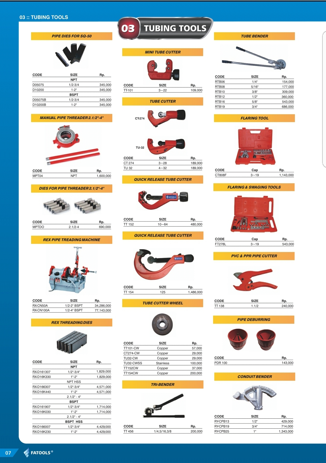 TUBING TOOLS