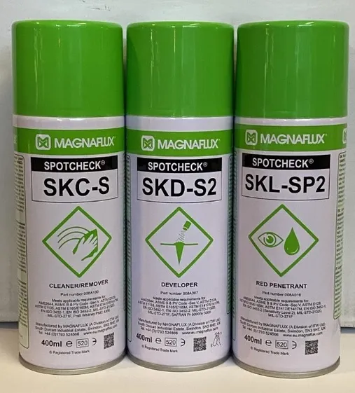 MAGNAFLUX CLEANER DEVOLOPER DAN PENETRAN