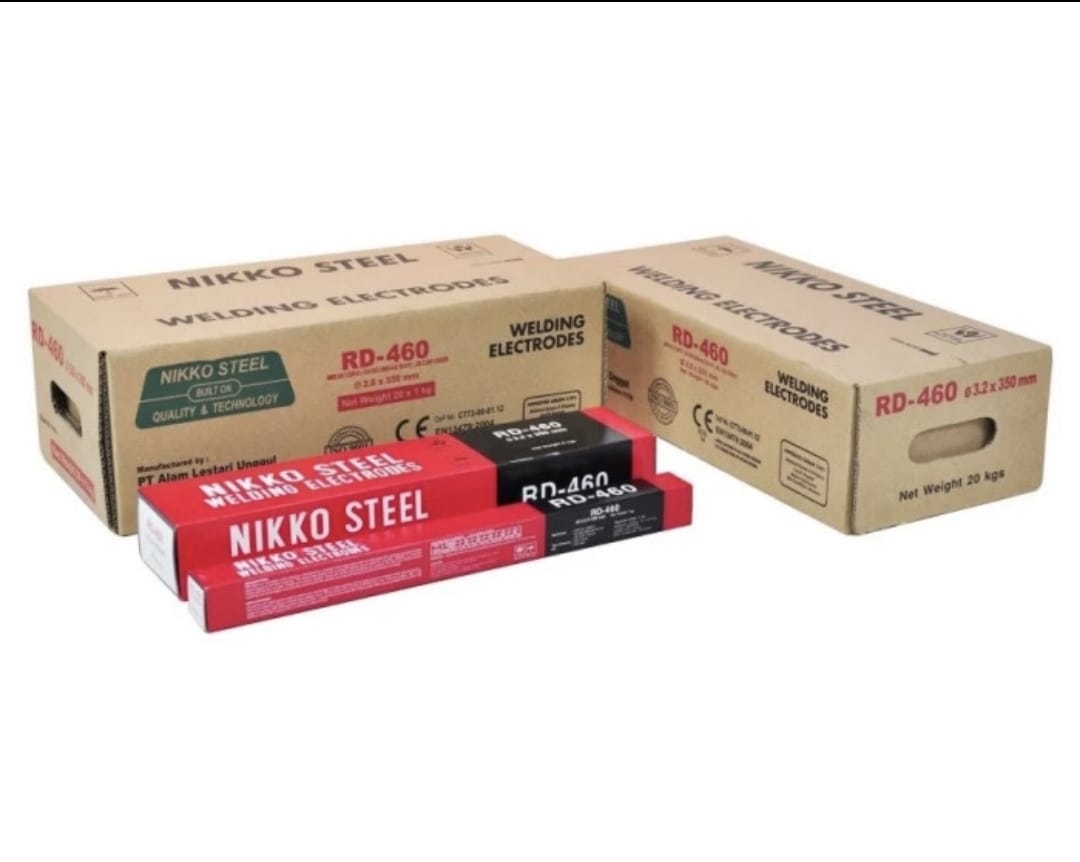 KAWAT LAS NIKKO STEEL RD260/RD460/NK-68/NK-88/RD360/RD718/NSN316/NSN312/HV350/CIN/NK7018 - Gambar 6