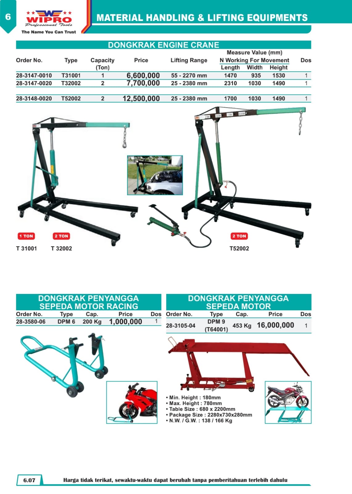 CHAIN BLOCK WIPPRO 3TON X 3 METER  - Gambar 9