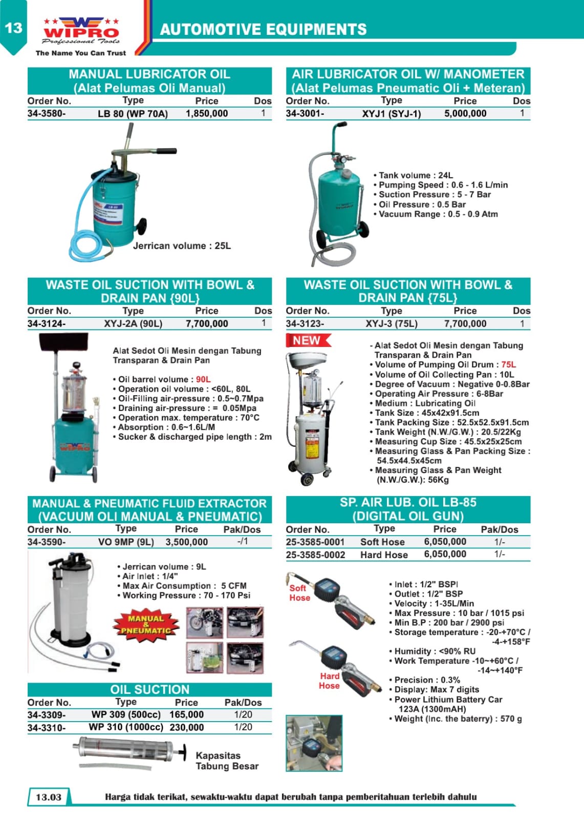 WIPRO POMPA GREASE PUMP 25LITER  - Gambar 7