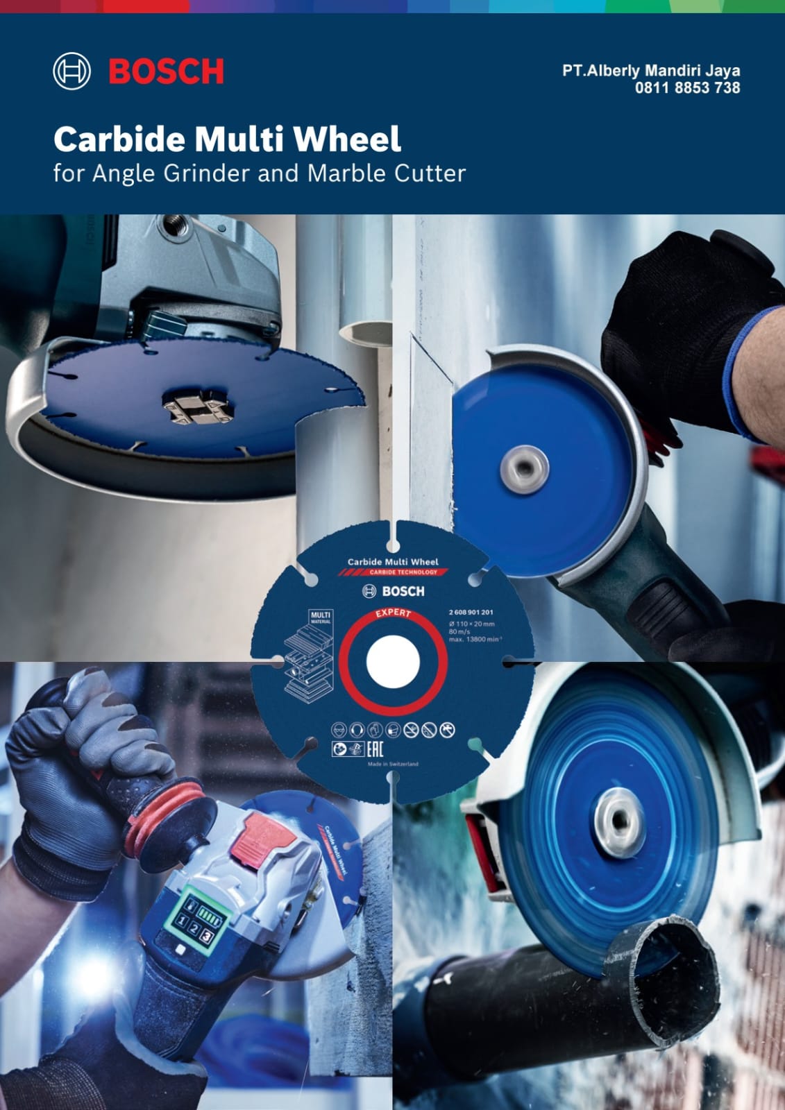 BOSCH MESIN GURINDA ,BOR,IMPACT.CORDLESS,JACK HAMMER  - Gambar 3