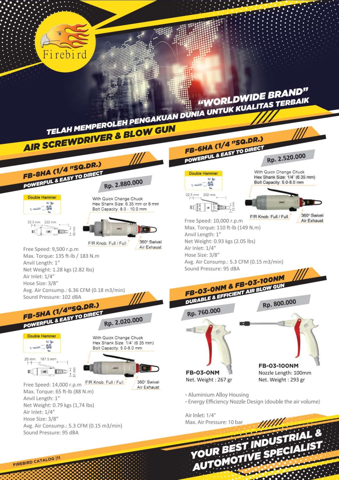 AIR IMPACT 1" FIRE BIRD  - Gambar 5