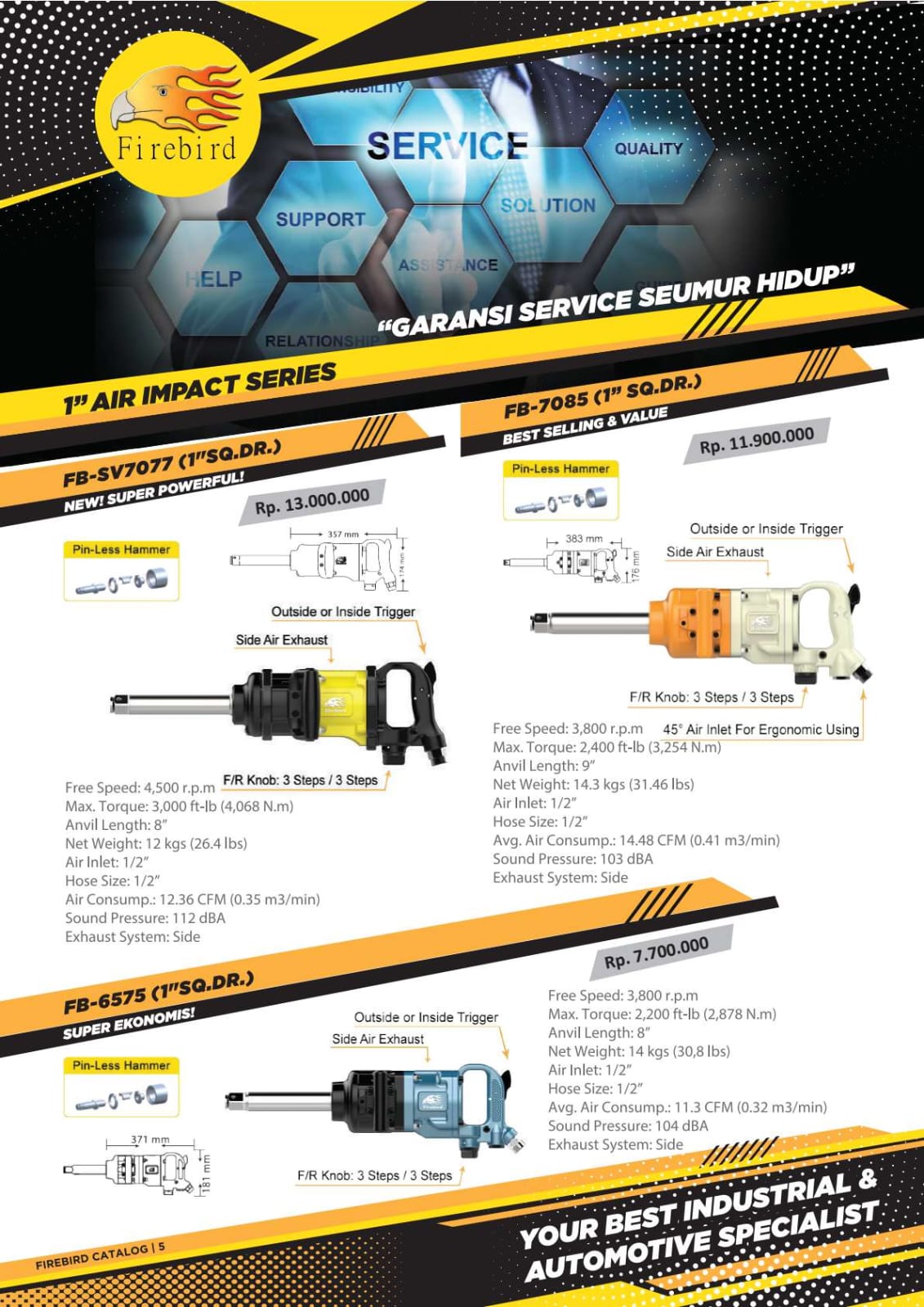 AIR IMPACT 1" FIRE BIRD  - Gambar 8